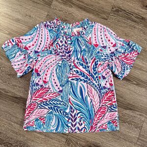 Benjanan Short Sleeve Marie Cotton Top
